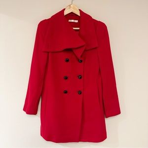 Asymmetrical Collar Coat